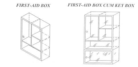 First Aid Box Cum Key Box