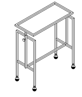 Overbed Mayo's Trolley